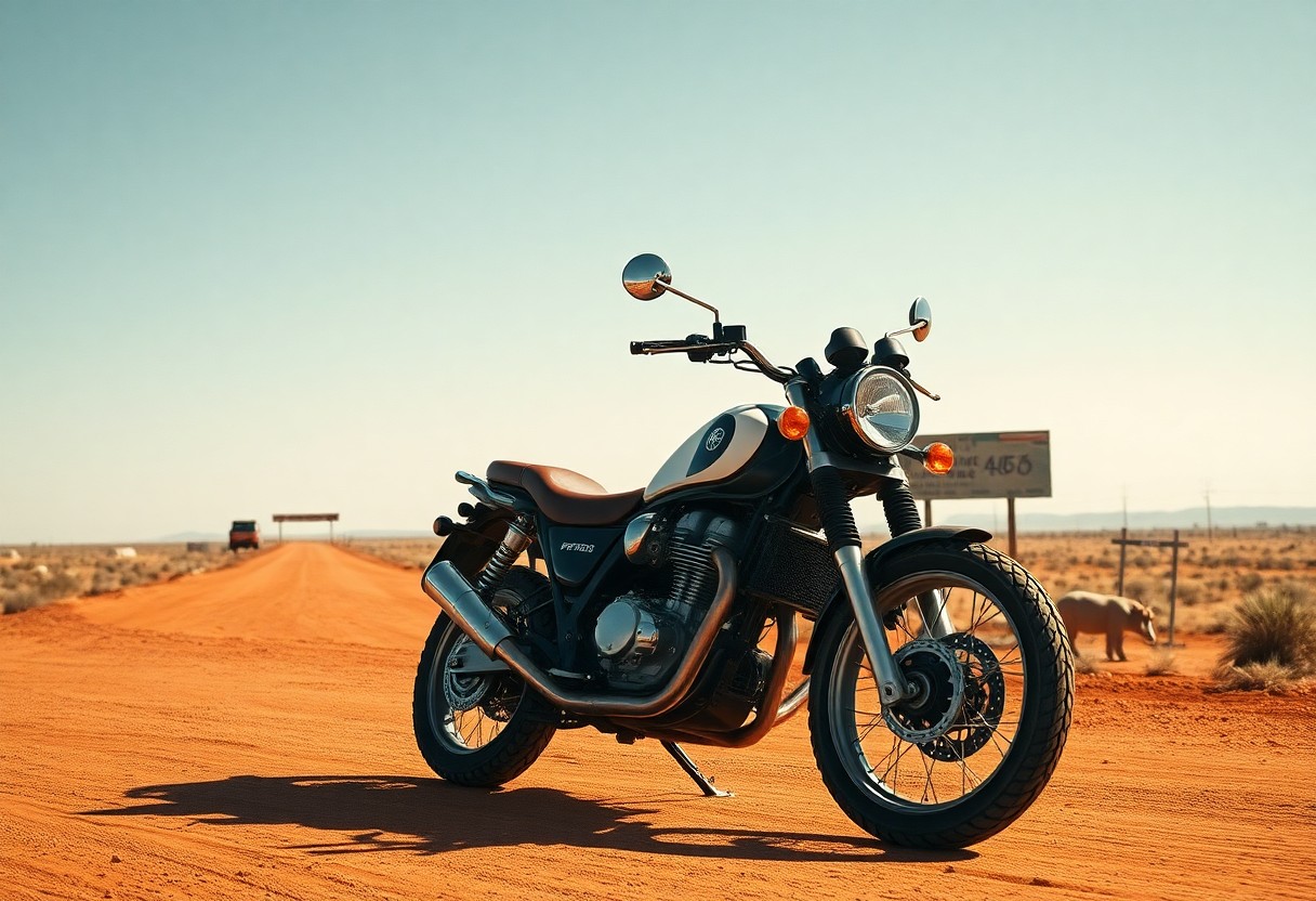 Nel cuore dell’Australia in moto tra deserto rosso e città remote. Avventura tra piste polverose, incontri con la cultura aborigena e organizzazione per affrontare l’outback australiano in autonomia. 3