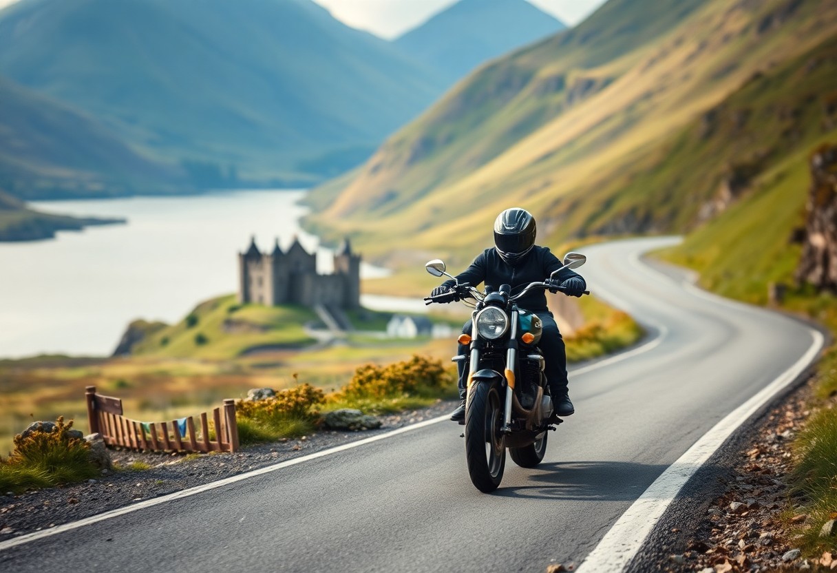 Tour delle Highlands scozzesi in moto tra castelli, laghi e strade epiche. Esperienza e consigli per esplorare la Scozia in moto, con tappe tra paesaggi iconici, folklore e tradizioni locali. 5