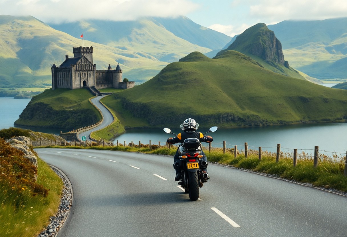 Tour delle Highlands scozzesi in moto tra castelli, laghi e strade epiche. Esperienza e consigli per esplorare la Scozia in moto, con tappe tra paesaggi iconici, folklore e tradizioni locali. 1
