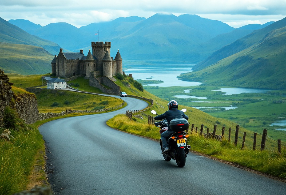 Tour delle Highlands scozzesi in moto tra castelli, laghi e strade epiche. Esperienza e consigli per esplorare la Scozia in moto, con tappe tra paesaggi iconici, folklore e tradizioni locali. 3