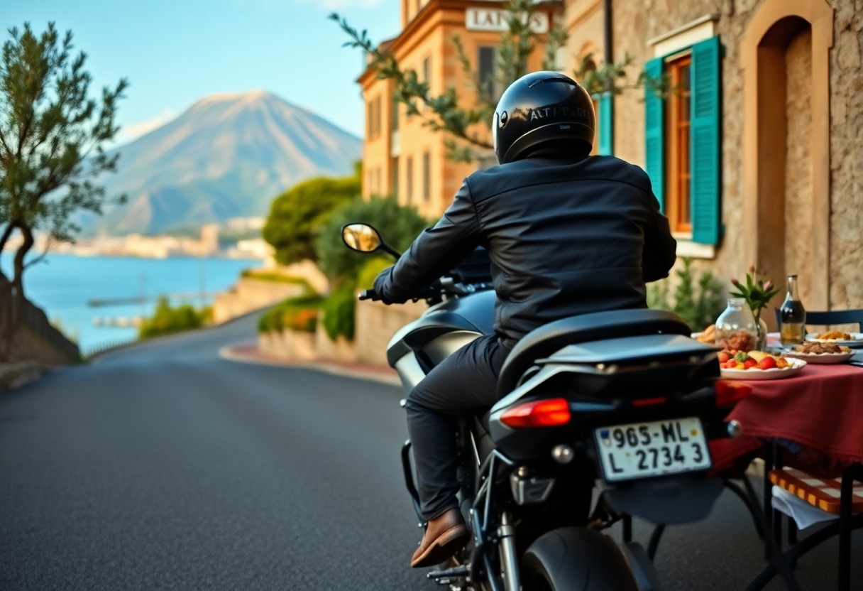 Sicilia in moto, tra Etna, barocco e sapori mediterranei autentici. Un viaggio completo tra storia, natura e gastronomia, con consigli su itinerari, sicurezza e tappe irrinunciabili per chi sceglie la Sicilia. 1