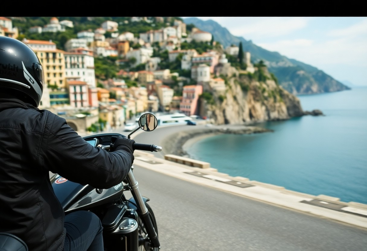 In moto sulla costa amalfitana tra curve panoramiche e borghi storici. Percorso completo tra Amalfi, Positano e Ravello, con suggerimenti per vivere il fascino della Campania su due ruote. 3
